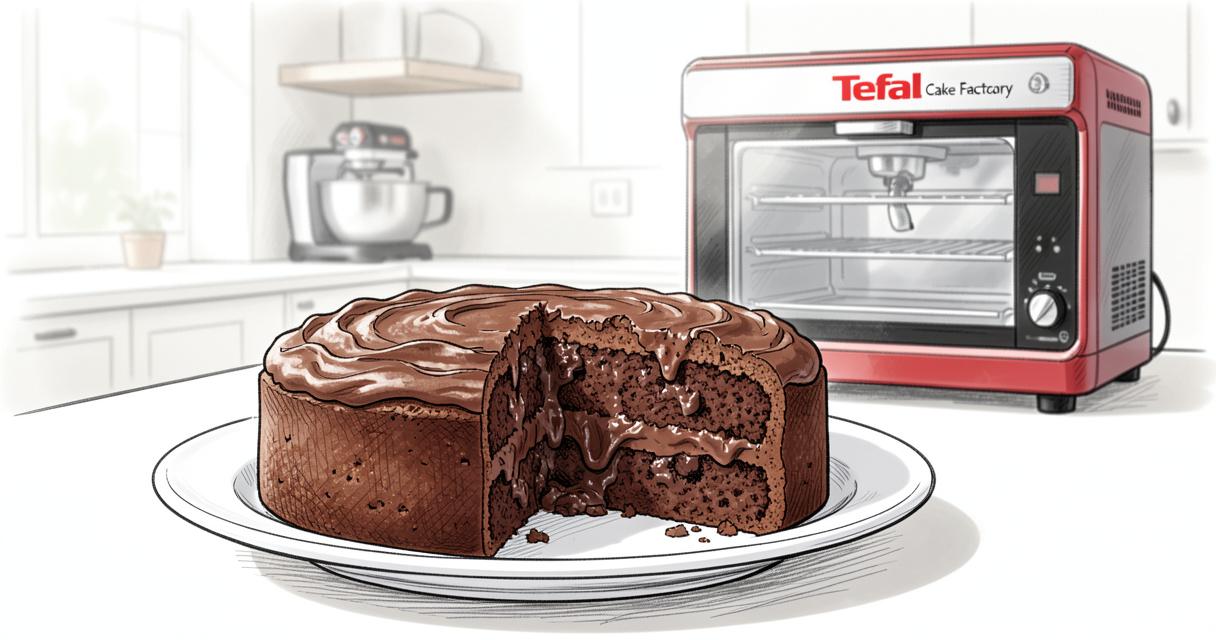 Moelleux gâteau au chocolat Cake Factory sur assiette blanche avec intérieur fondant visible